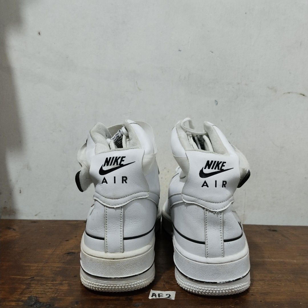 nike air force 1 high dual air white black