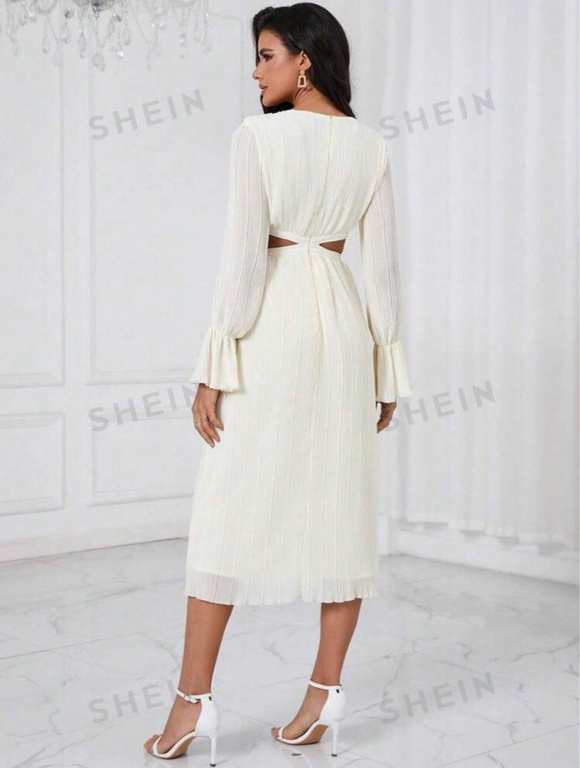 Shein Cut-out Summer Dress (Category: Dresses) located in Caloocan City. Submitted by decluttermnl__ (Listing ID 1290796751, Image 2). Description: .