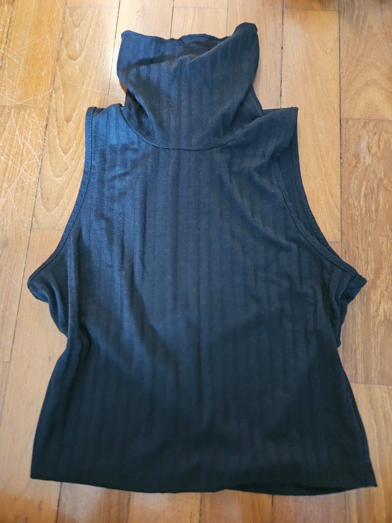 shein sleeveless turtleneck