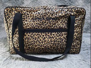 Sonia Rykel Paris Brown Leopard Travel Bag