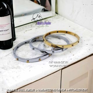 STAINLESS STEEL JEWELRY "C*A*R*T*** Bangle"