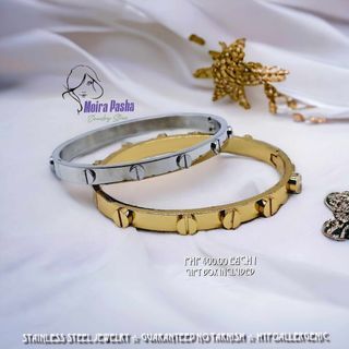 STAINLESS STEEL JEWELRY "C*A*R*T*** THICK Bangle"