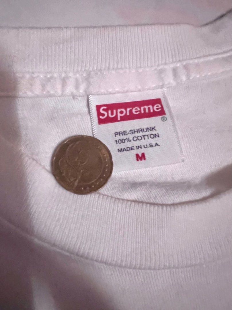 Supreme necklace tee white hotsell