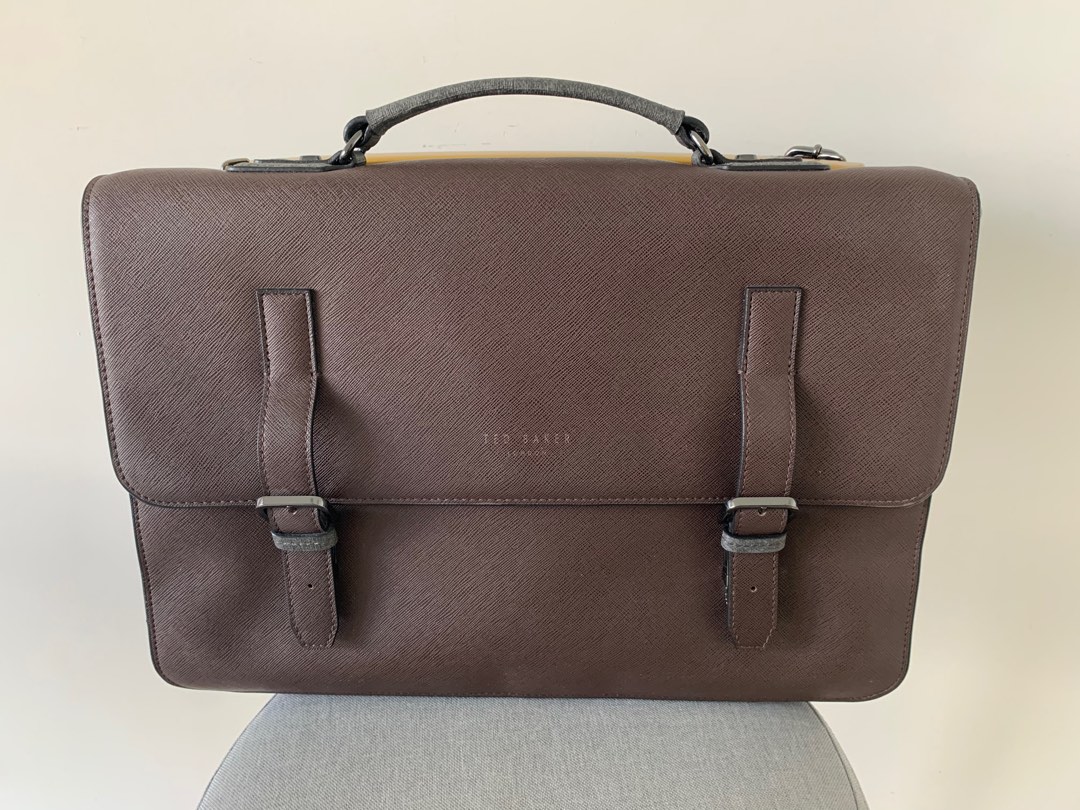 Leather laptop hot sale bag ted baker
