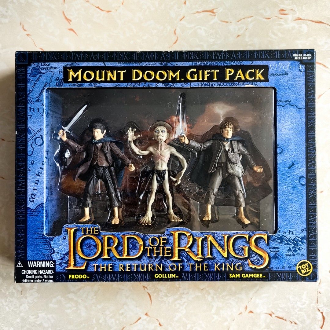 The Lord of the Ring The Return of the King Mount Doom Gift Pack Frodo ...
