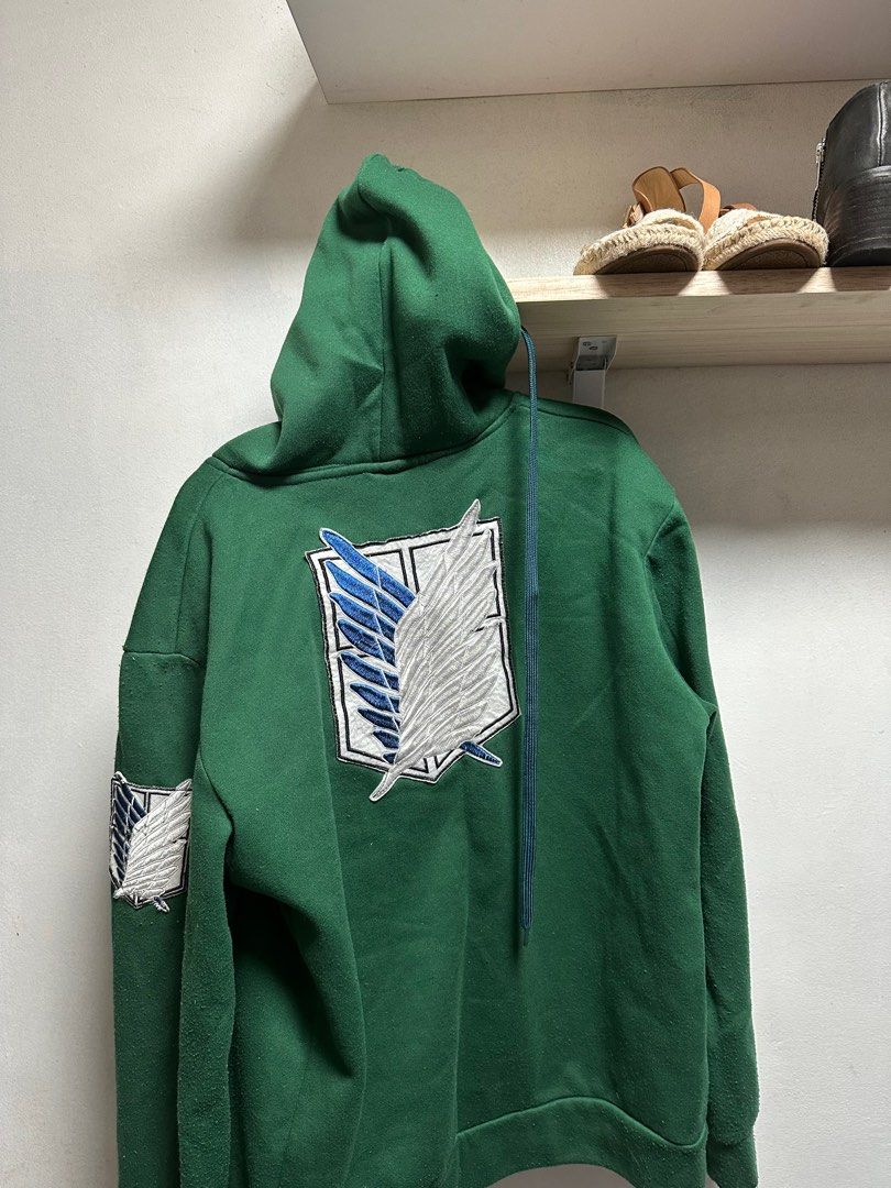 Thick Cotton Original Comic Alley Attack on Titan Jacket Medium Men s Fashion Coats Jackets and Outerwear on Carousell