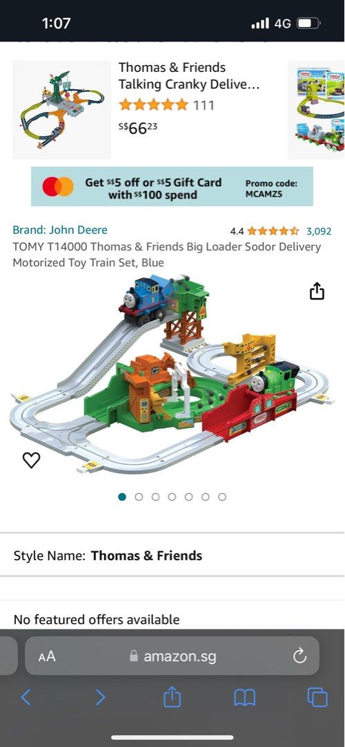 Thomas the sales train big loader