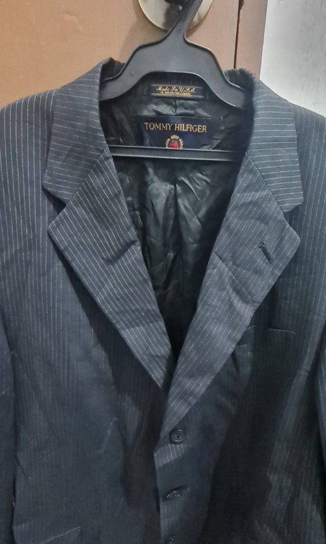 Tommy Hilfiger Dillards vintage men s pinstriped coat Men s