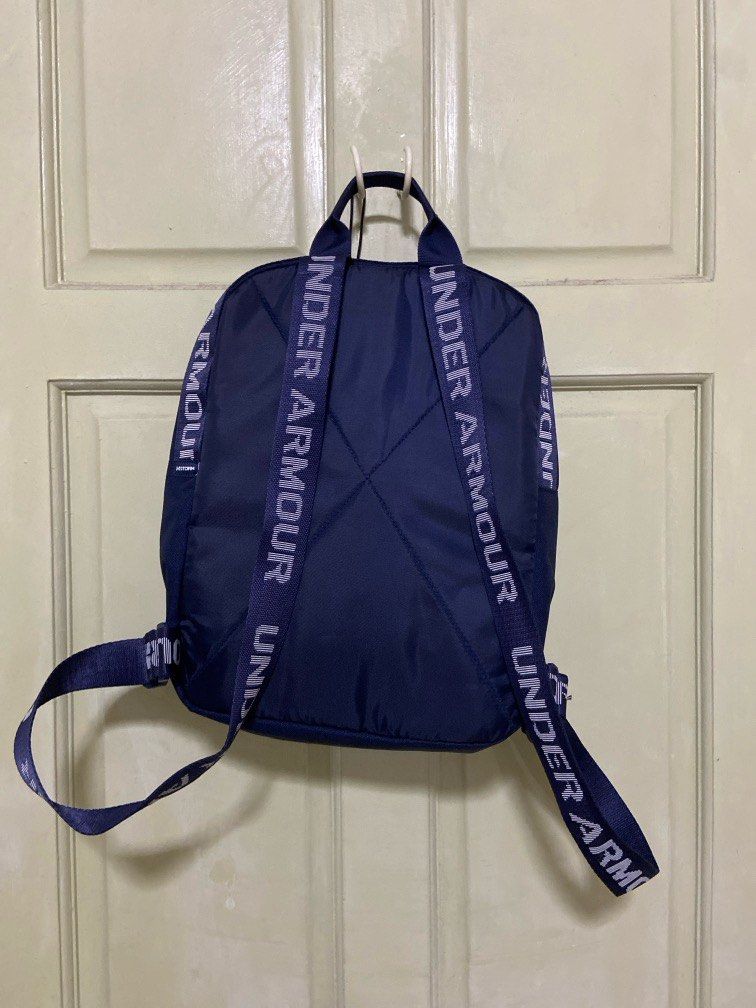 ORIGINAL under armour small backpack (Category: Backpacks) located in Paranaque City. Submitted by junggwon (Listing ID 1290707665, Image 2). Description: bought it at sm bicutan for P1995 too small for me 13 in x 11 in x 3 in .