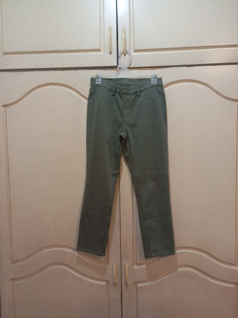 Uniqlo, Jeans, Uniqlo Army Green Jeggings