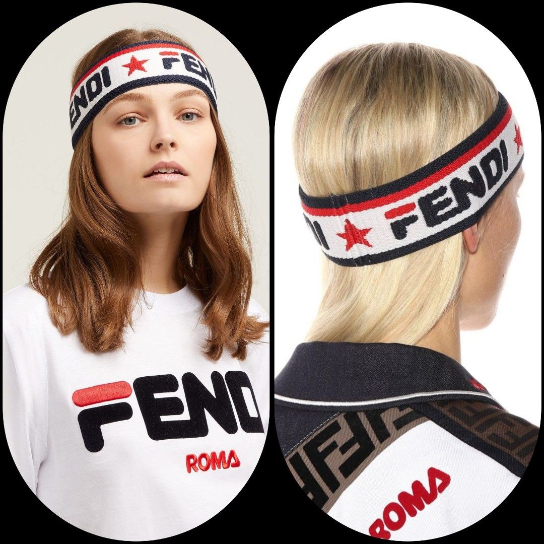 Fendi x shop fila headband