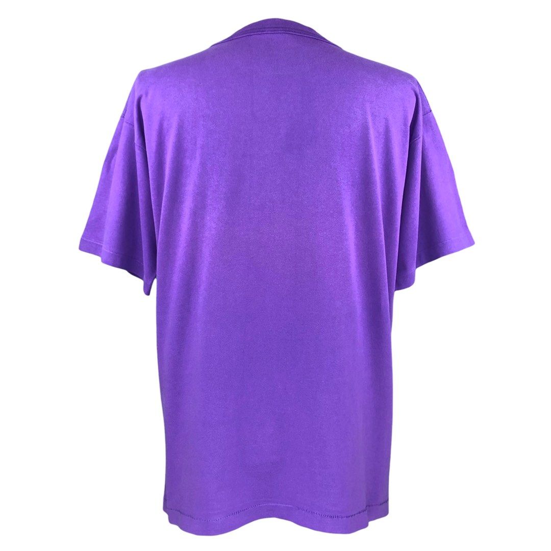 Vintage 90s NBA Phoenix Suns Basketball Salem Sportswear Spell Out Big Logo  Purple Tee Shirt Single Stitch USA L, Men's Fashion, Tops & Sets, Tshirts &  Polo Shirts on Carousell