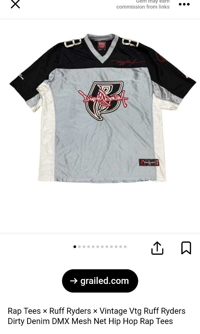 Vintage jersey ruff rider (Category: Tshirts & Polo Shirts ) located in Taguig. Submitted by amam_aroc03 (Listing ID 1290686240, Image 1). Description: 📍📌📌📌 first photo for reference only Eto legit na vintage My son bought this in Japan XXL Personal preloved po ito Kya no low baller please need for my meds pwede tumawad but not to much madali akong kausap NOT FADED THE COLOR DUE TO LIGHTNING 📌 COD VIA LALAMOVE/GRAB COURIER SHOPPEE CHECK OUT 