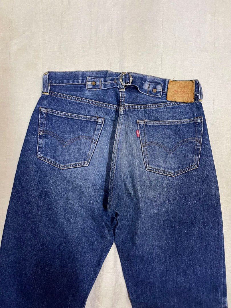 VINTAGE LEVIS 201XX BIG E 555 SELVEDGE JEAN