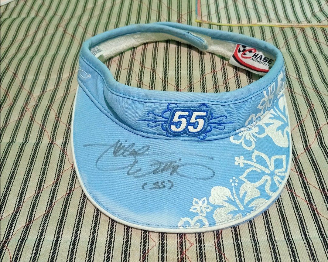 Y2k Nascar Chase Sunvisor Cap signed by Michael Waltrip (Category: Caps & Hats) located in Olongapo. Submitted by trashdimes2022 (Listing ID 1290646968, Image 1). Description: One size fits most Condition: Good *Minimal fading *needs reshape -Fresh fleur prints -Already Authenticated.