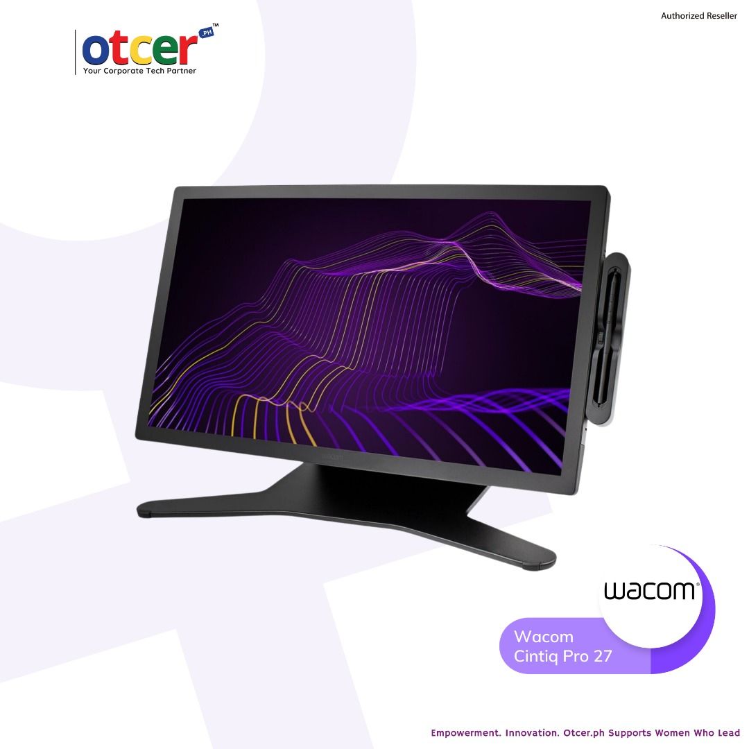 Wacom Cintiq Pro 27 (Category: Office & Business Technology) located in Pasig City. Submitted by otcer.philippines (Listing ID 1290784408, Image 1). Description: Tired of frustrating bottlenecks that drain your profitability? Ready to deliver visuals that truly set you apart? Seeking ways to attract top talent and boost morale? The Wacom Cintiq Pro 27 solves these challenges and more. Price: Php 238,990.00. Let's discuss your business pain points