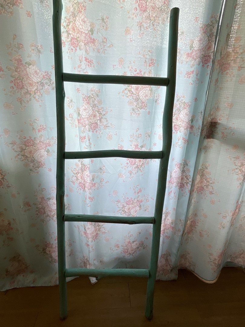 Wooden ladder /towel/ rack (Category: Other Home Decor) located in Pasig City. Submitted by ___she___ (Listing ID 1290645427, Image 1). Description: .