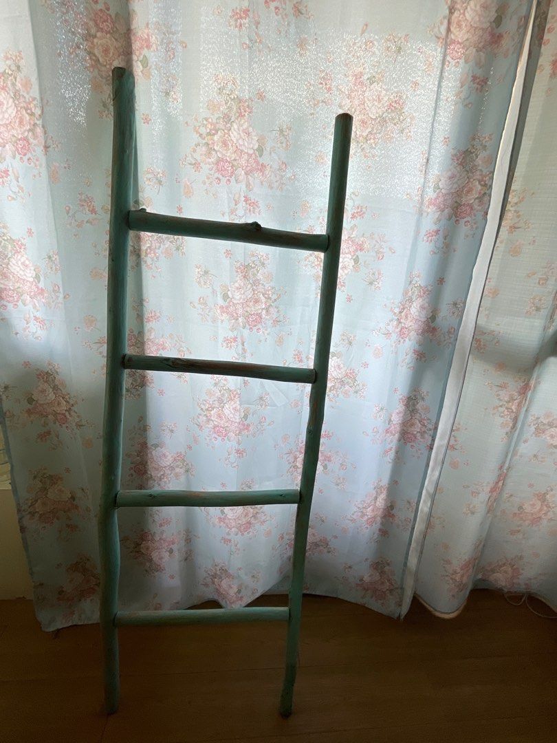 Wooden ladder /towel/ rack (Category: Other Home Decor) located in Pasig City. Submitted by ___she___ (Listing ID 1290645427, Image 2). Description: .