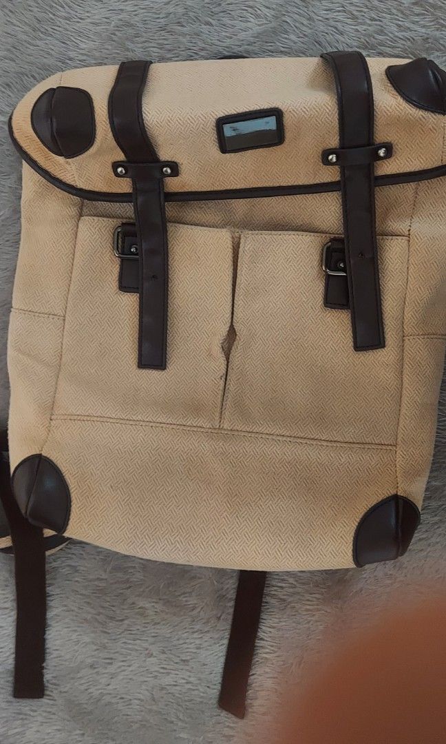 Zalora canvas backpack top