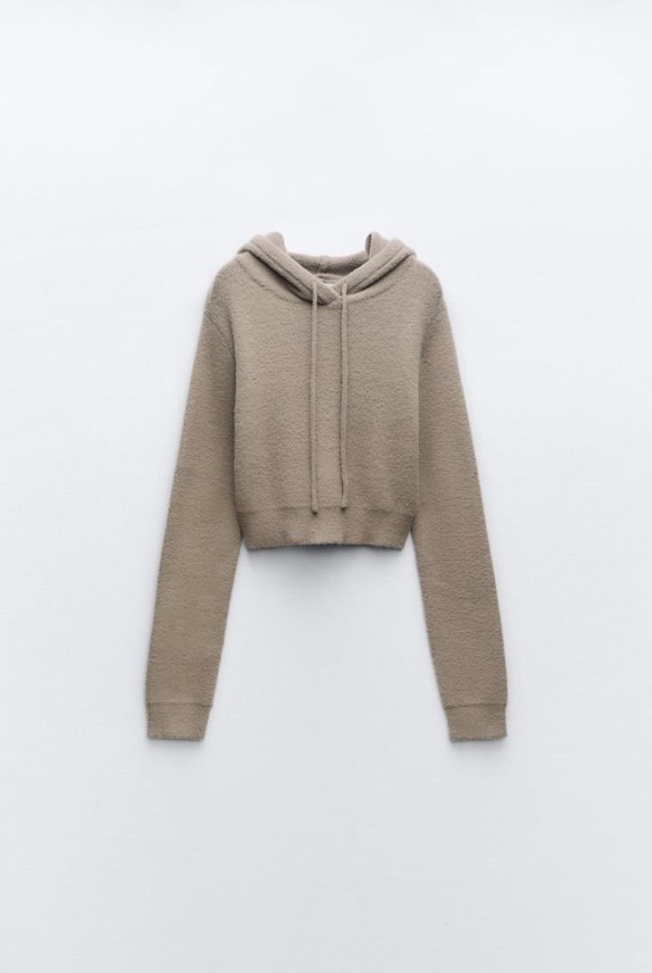 ZARA soft touch knit hoodie