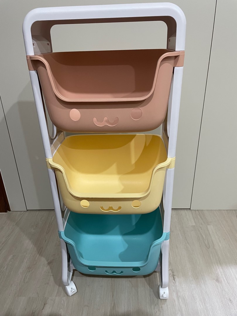 3 level shelf with wheels, Furniture & Home Living, Furniture, Shelves ...