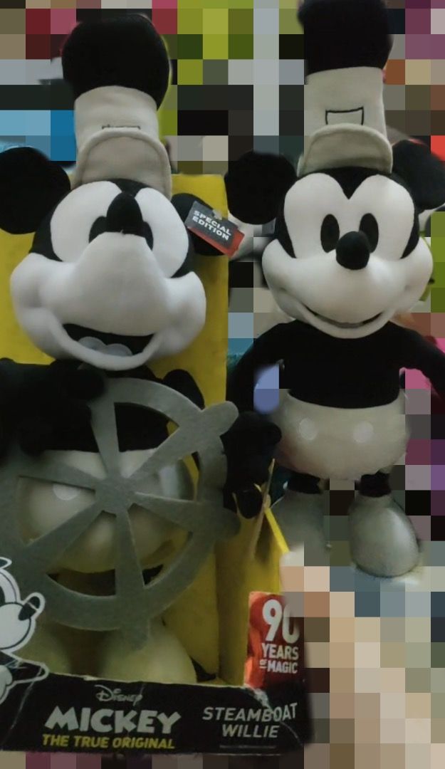 75USD Mickey Mouse 90th Anniversary Steamboat Willie Plush Target Exclusive 258 188