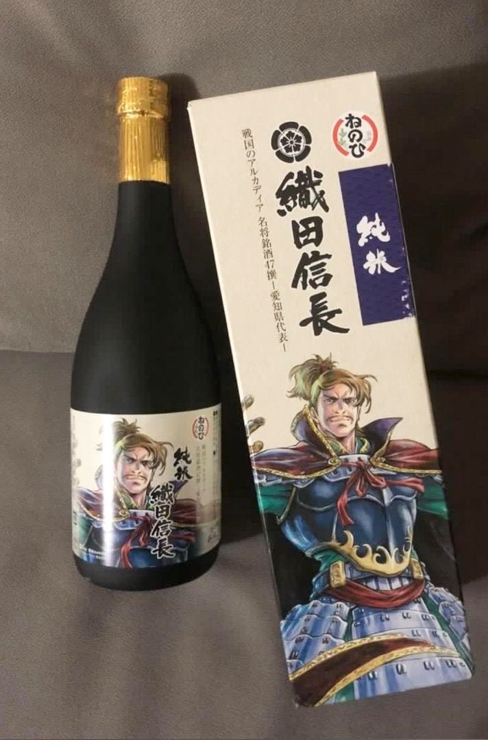 可即日交收織田信長純米酒清酒sake 日本酒吟釀酒wine 紅酒白酒, 嘢食