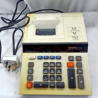 AD69 Vintage CASIO DR-110S printing calculator from  UK for 950