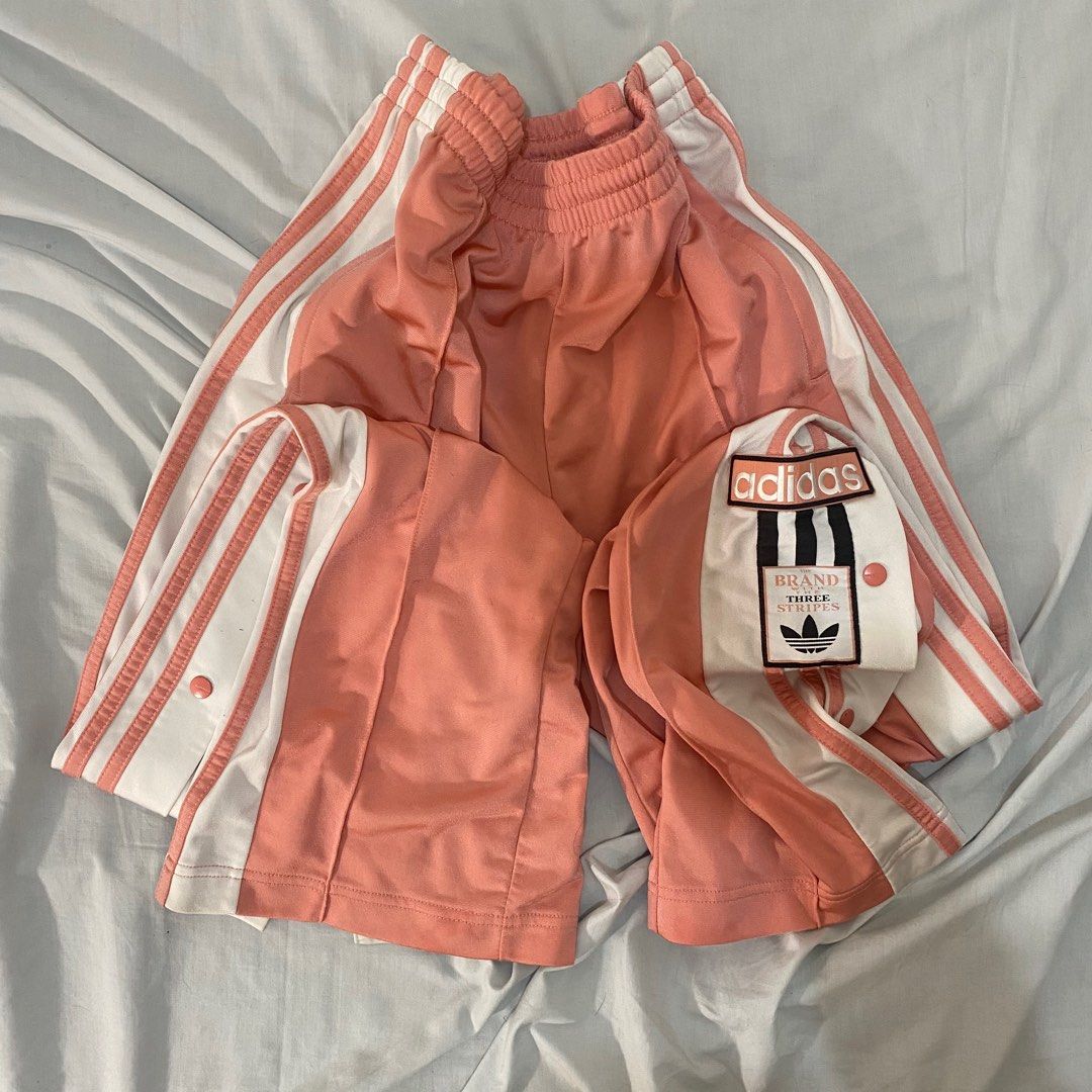 Pink Adidas Pants - Bottoms, Clothing