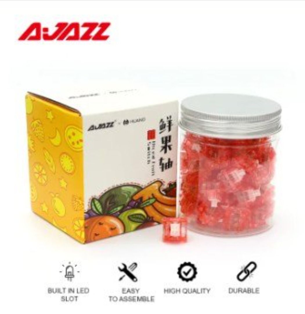 Ajazz 3Pin 45+1 Pieces Original Dice Fruit Switch Mechanical Keyboard Accessory (Category: Computer Keyboard) located in Manila. Submitted by gigaware (Listing ID 1293944255, Image 3). Description: What’s in the box 1 x Diced Fruit Switches.