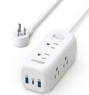 Anker 332 USB C Power Strip Surge Protector (300J), 5ft. extension cord