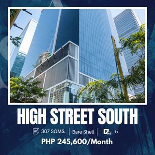 APS| Office Space For Rent in High Street South Corporate Plaza, BGC, Taguig City