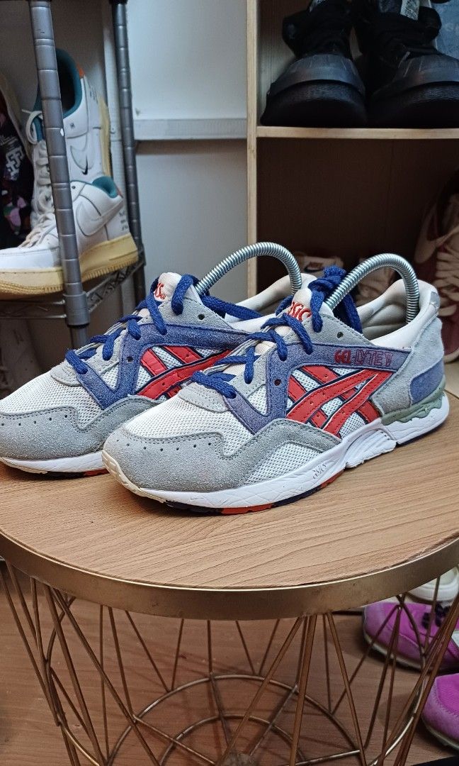 Asics gel lyte v white fiery red new arrivals