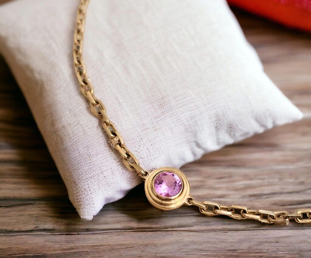 Cartier pink sapphire bracelet 2025