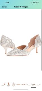 Jewel by badgley mischka kindle evening wedges on sale