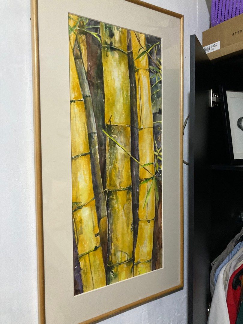 Bamboo watercolor painting (Category: Art & Prints) located in Cavite. Submitted by janis27 (Listing ID 1293962727, Image 2). Description: Pm me for more details .