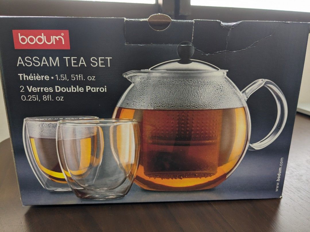 Bodum Assam Tea Set, Furniture Home Living, Kitchenware