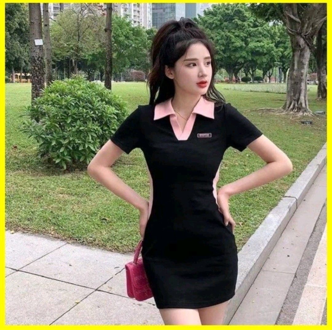bodycon mini sequin dress Plus Size Korean Roses Scrunch Bodycon Dress – Pluspreorder main image 0