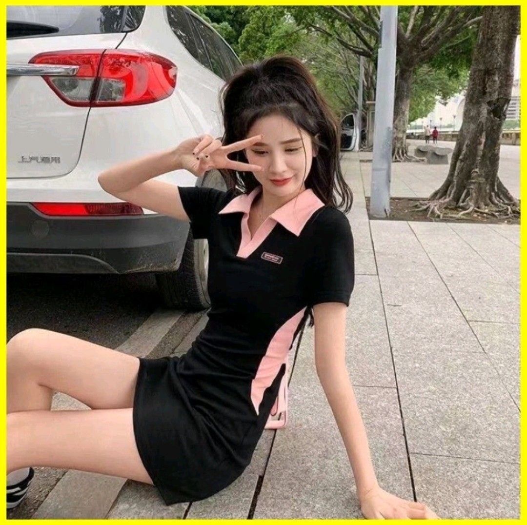 green bodycon dress zara Cotton Korean Dress Black Sheath Office Dress Women Bodycon Dress Part main image 1