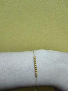 BRAND NEW 18K saudi gold small balls bracelets