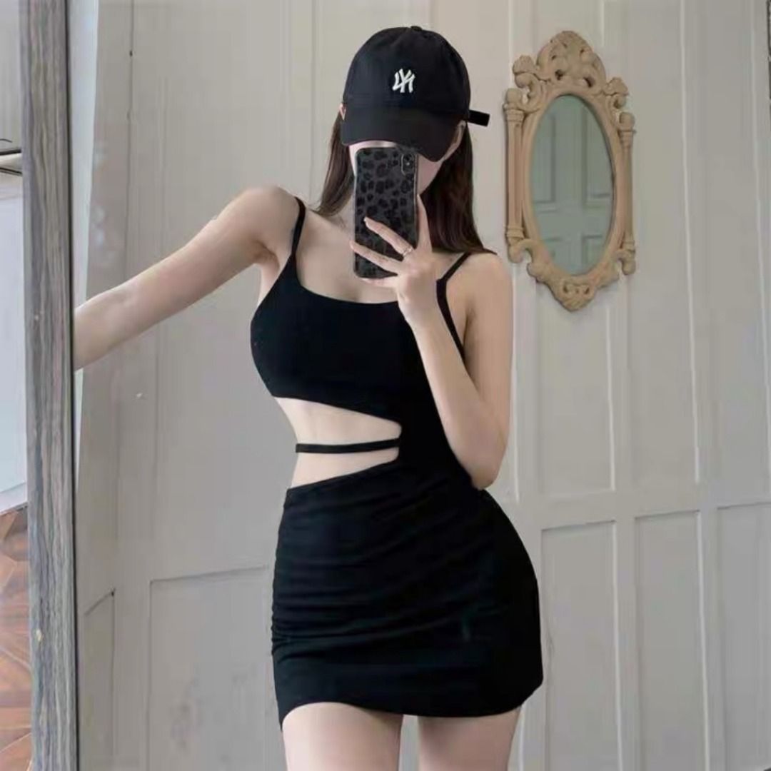 BRAND NEW IN STOCK Korean Designed and Made Sexy Korean Sleeveless Elegant Fitting Dress Women s Fashion Dresses Sets Dresses on Carousell
