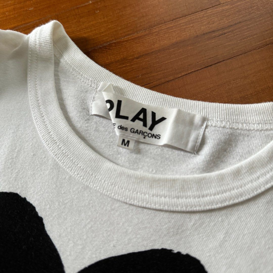 CDG Play Tee Black Heart
