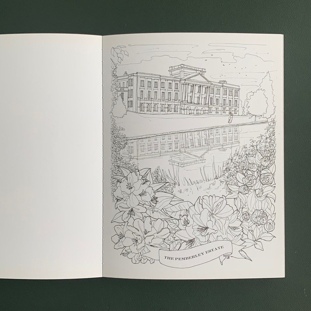 Jane Austen classic colouring book with 55 removable pages, Hobbies & Toys, Books & Magazines ...
