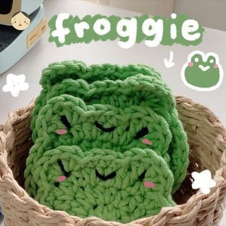 Couster frog crochet 2pcs