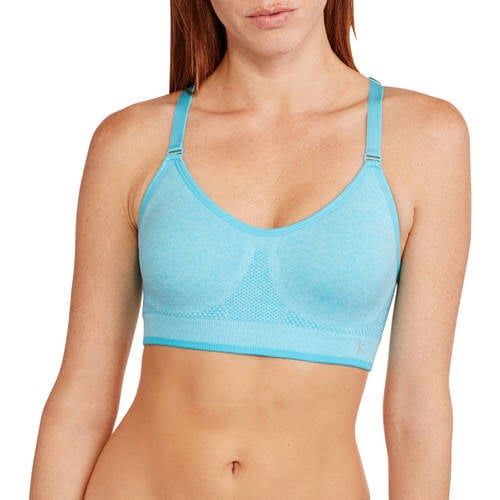 Danskin Now Seamless Keyhole Sports Bra with pad slots and
