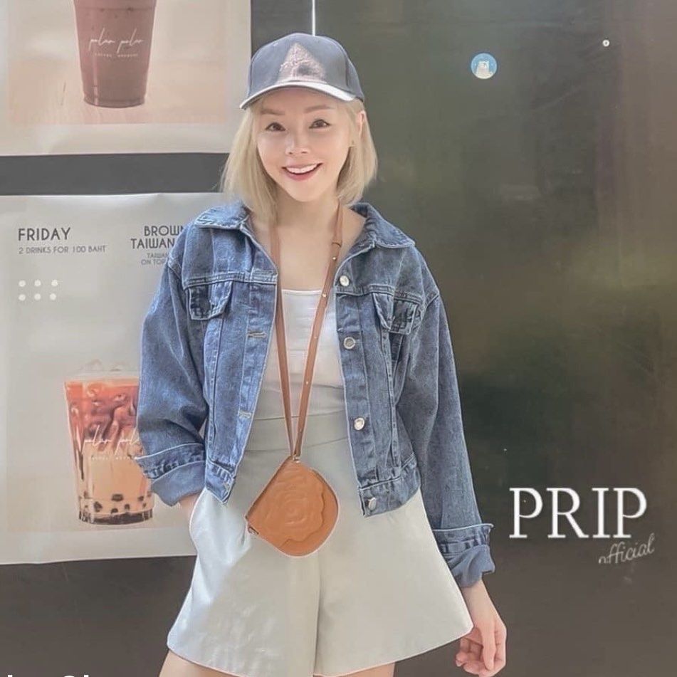 Denim Jacket, Women's Fashion, Tops, Longsleeves on Carousell