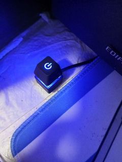 Desktop PC External Power Switch Blue LED Keyboard Switch Type