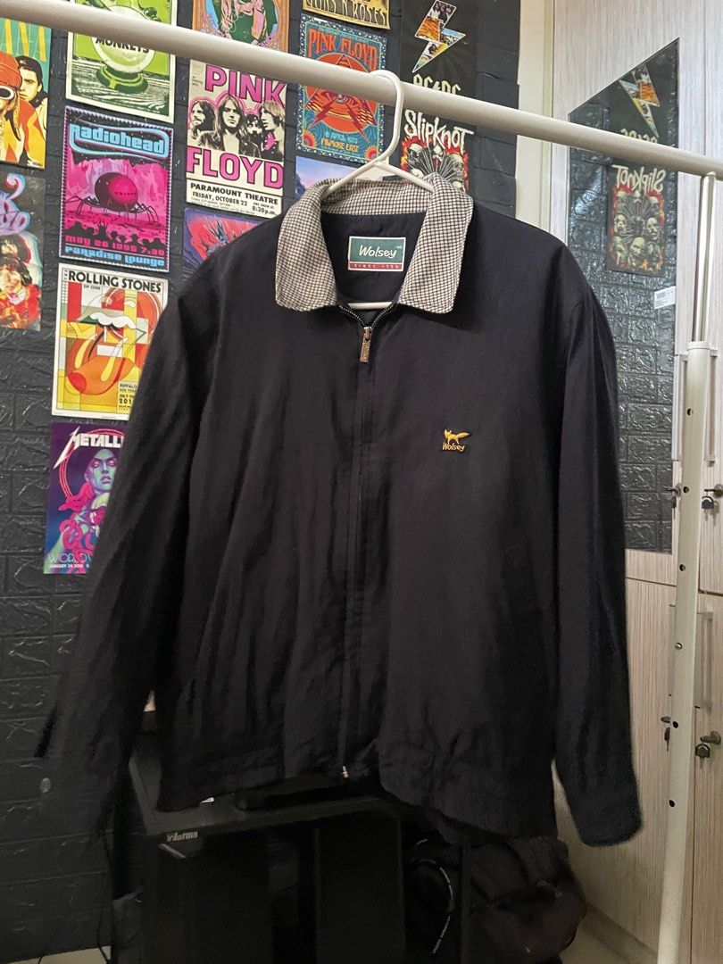 DIJUAL JACKET WOLSEY NAVY SIZE M