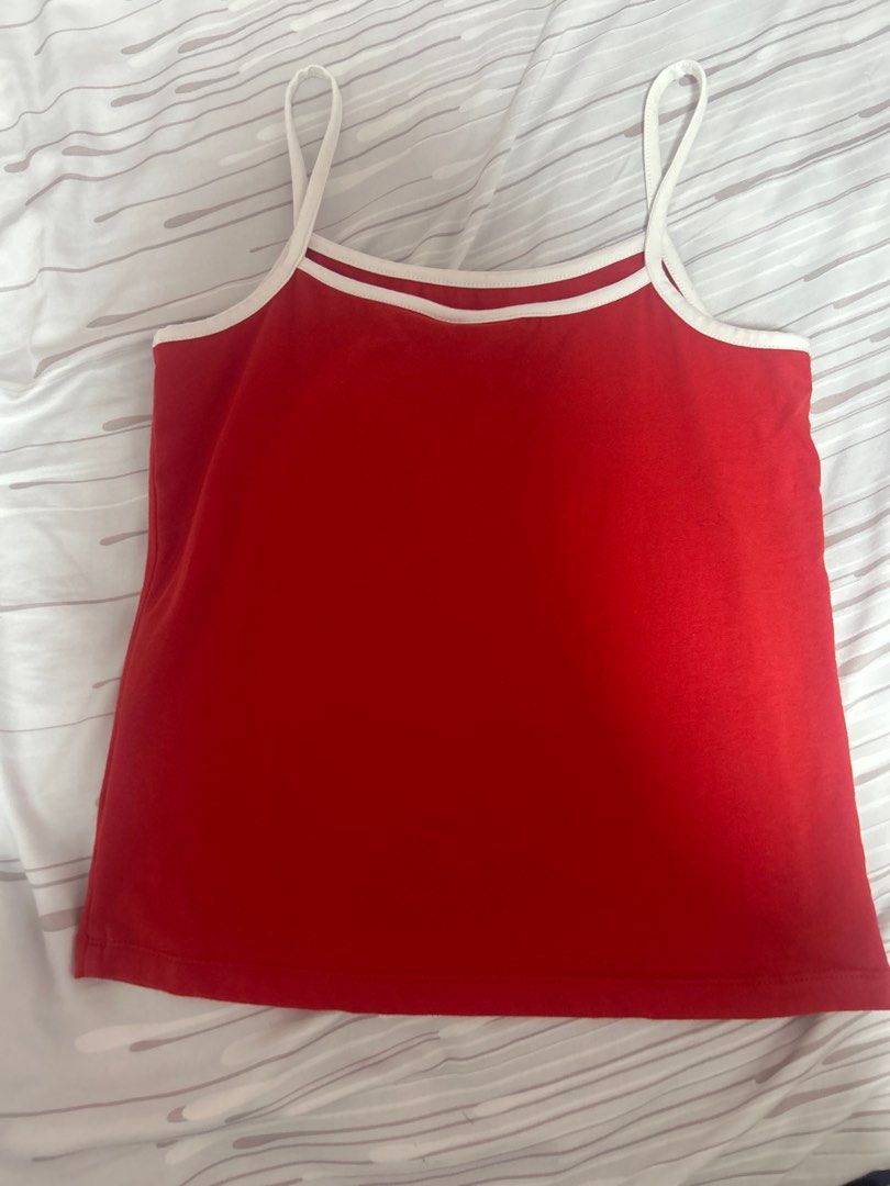 NWT Fila Tanika Crop Top Long Sleeve Red Blue Women's Small Brand New With  Tags 