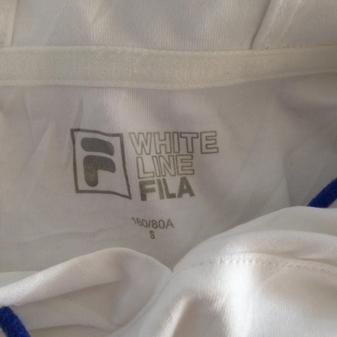Fila Shortsleeve Hoodie (Category: Shirts) located in San Fernando. Submitted by hellokteesph (Listing ID 1294002885, Image 3). Description: 150 lp + sf Fila small on tag 10/10 condition direct jnt payment via gcash.